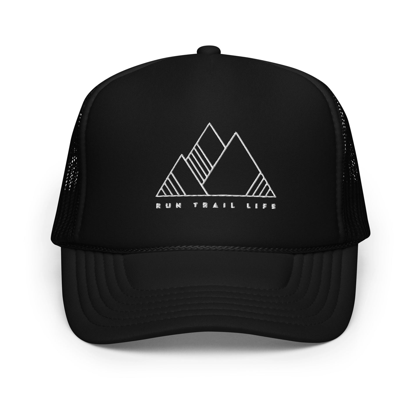RTL - Foam Trucker Hat - White Logo - RunTrailLife