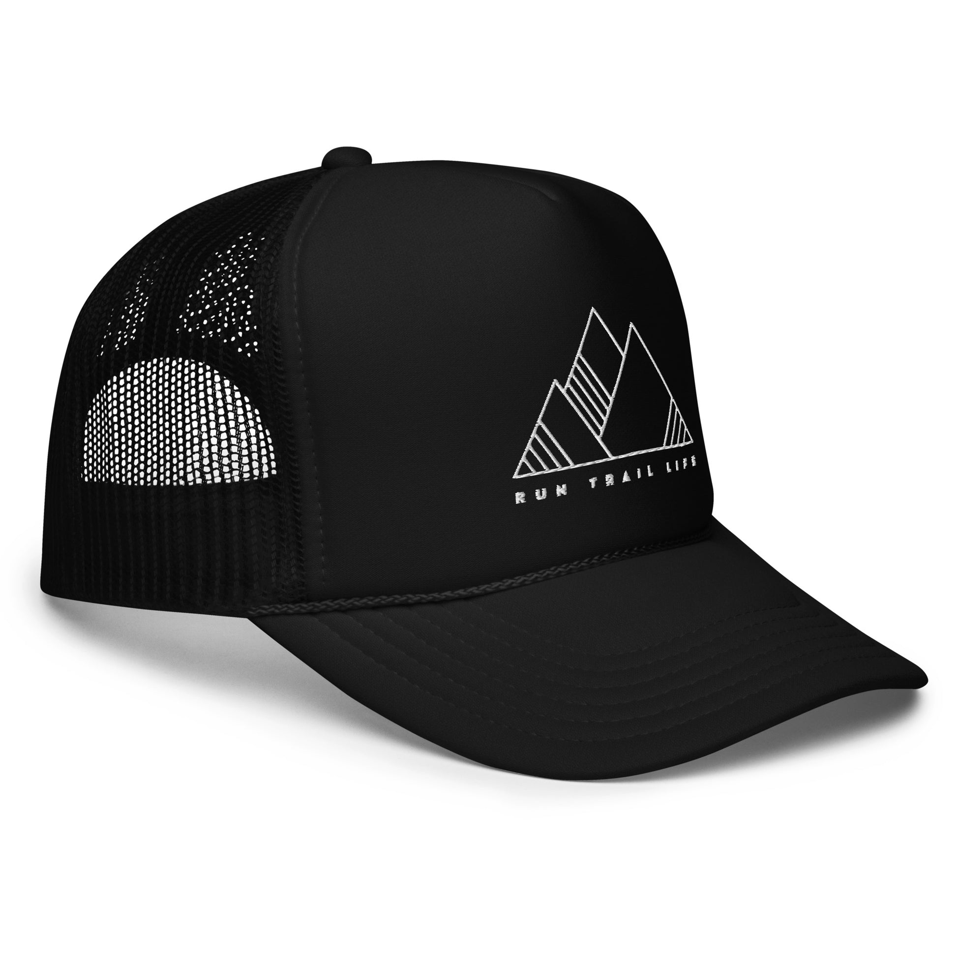 RTL - Foam Trucker Hat - White Logo - RunTrailLife