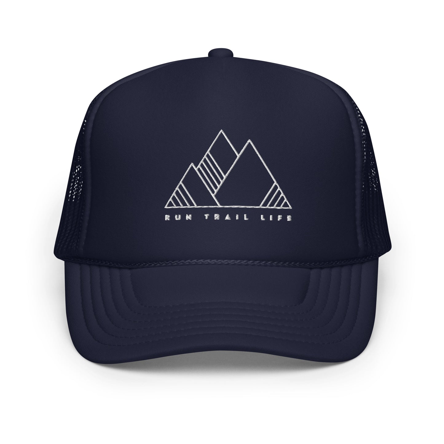 RTL - Foam Trucker Hat - White Logo - RunTrailLife
