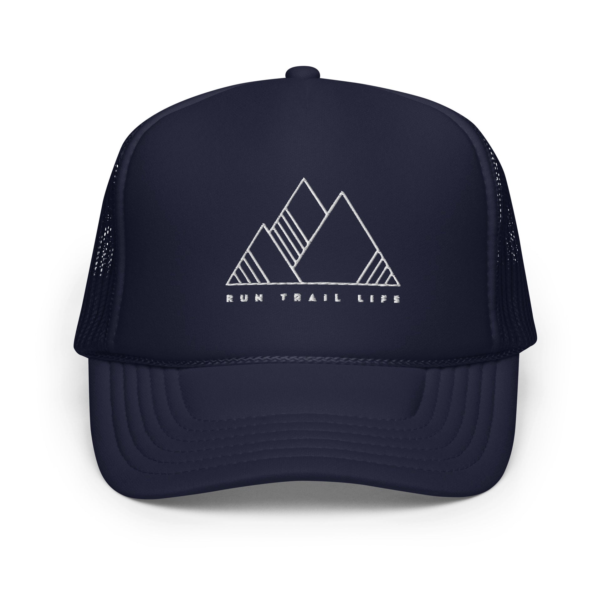 RTL - Foam Trucker Hat - White Logo - RunTrailLife