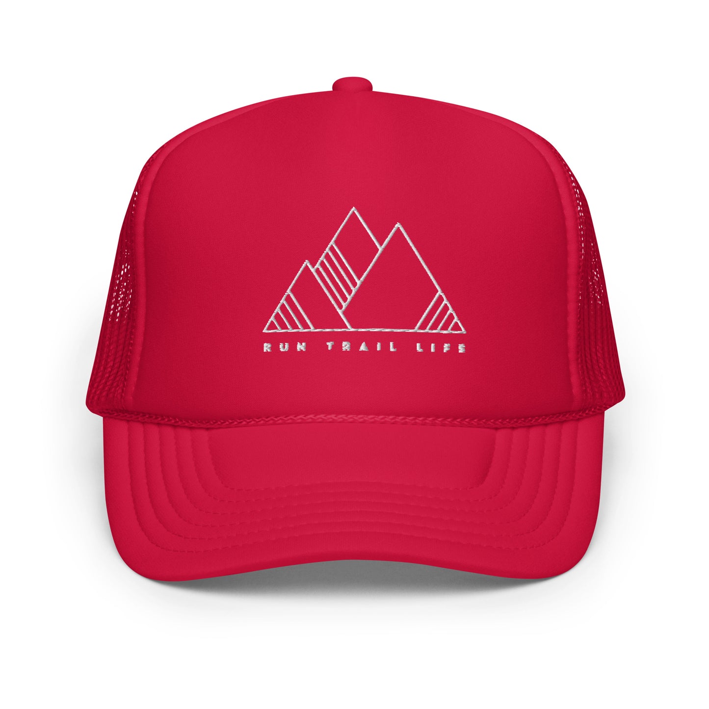 RTL - Foam Trucker Hat - White Logo - RunTrailLife